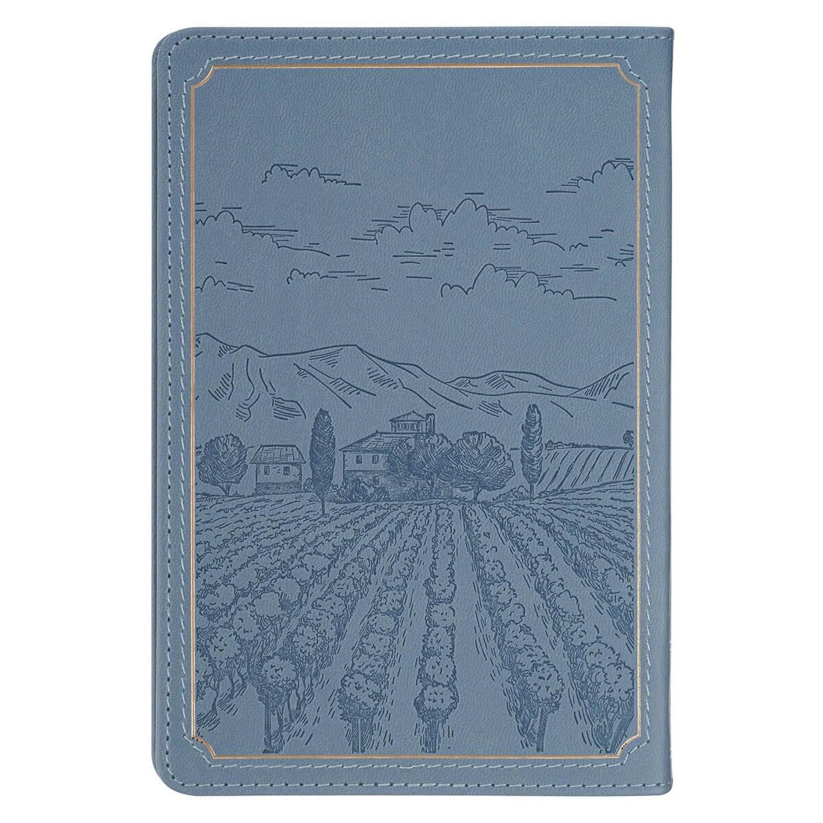 Longing for Home Blue Faux Leather Gift Book