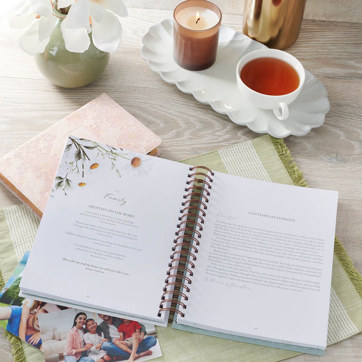 Praying the Word: 90 Scripture-Powered Prayers Spiral Prayer Journal