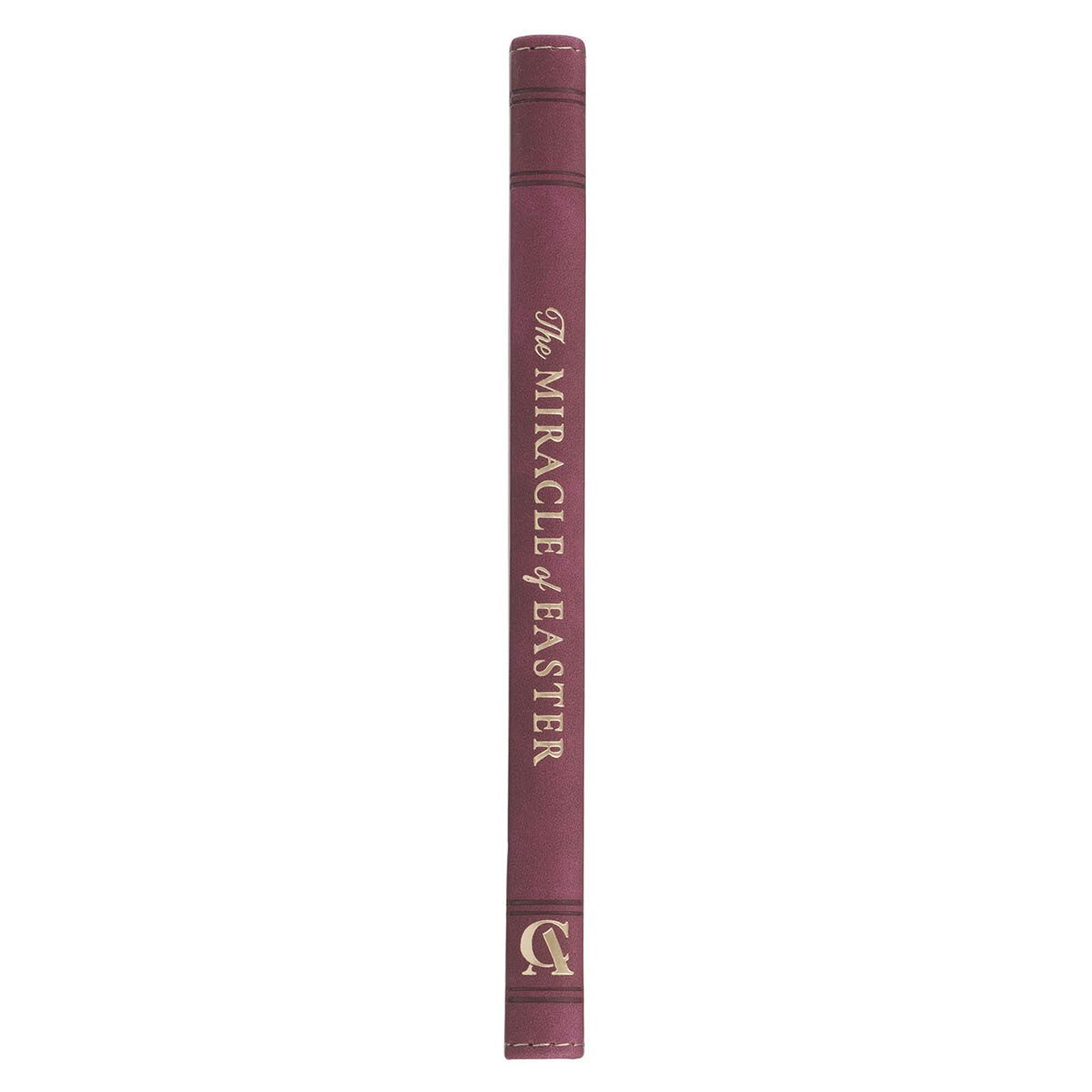 The Miracle of Easter Maroon Faux Leather Devotional