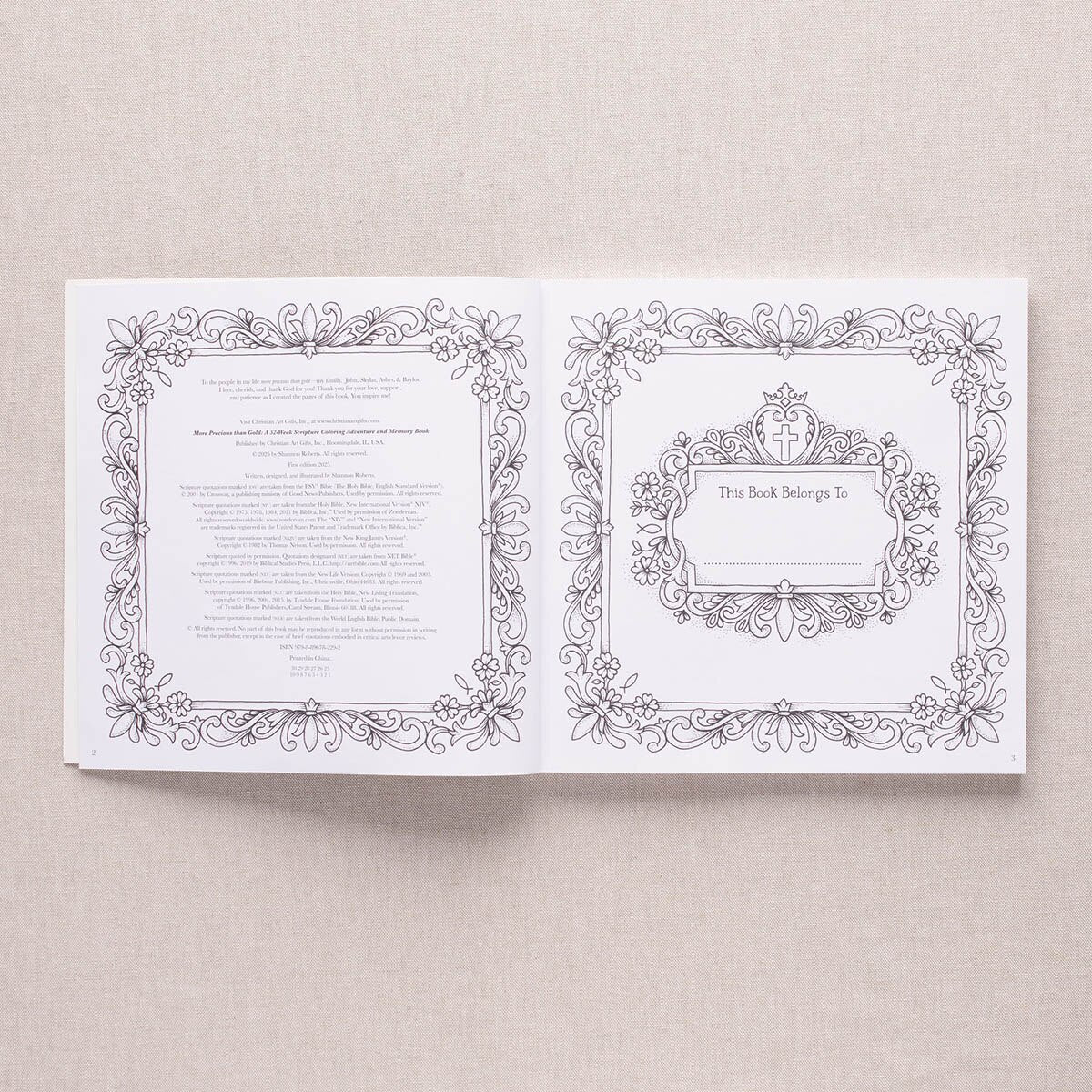 More Precious than Gold: A 52-Week Scripture Coloring Adventure and Memory Boo