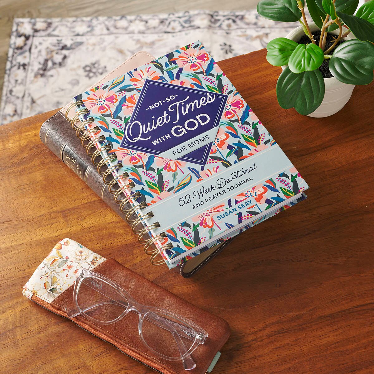 Not-So-Quiet Times with God for Moms: 52-Week Devotional and Prayer Journal