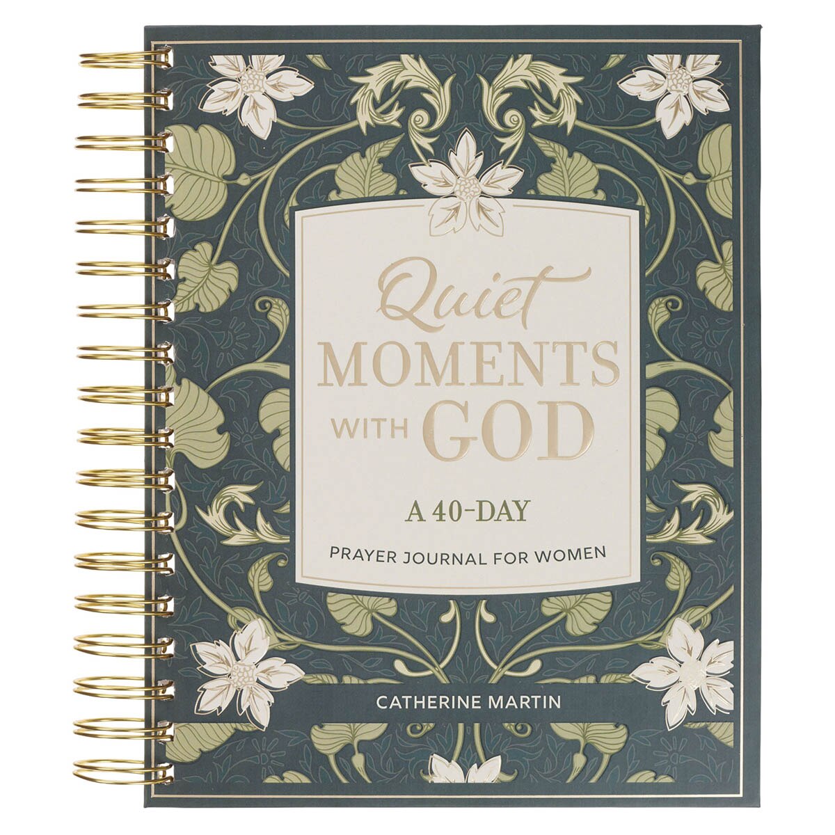 Quiet Moments with God: A 40-Day Spiral-bound Prayer Journal for Women