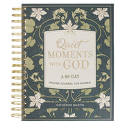 Quiet Moments with God: A 40-Day Spiral-bound Prayer Journal for Women