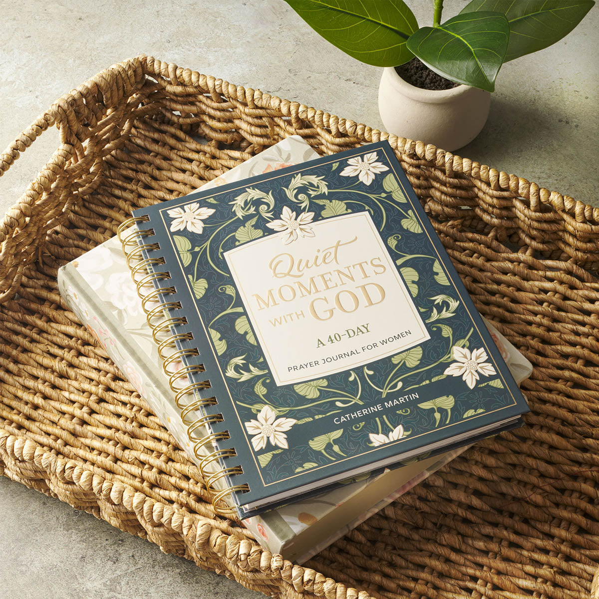 Quiet Moments with God: A 40-Day Spiral-bound Prayer Journal for Women