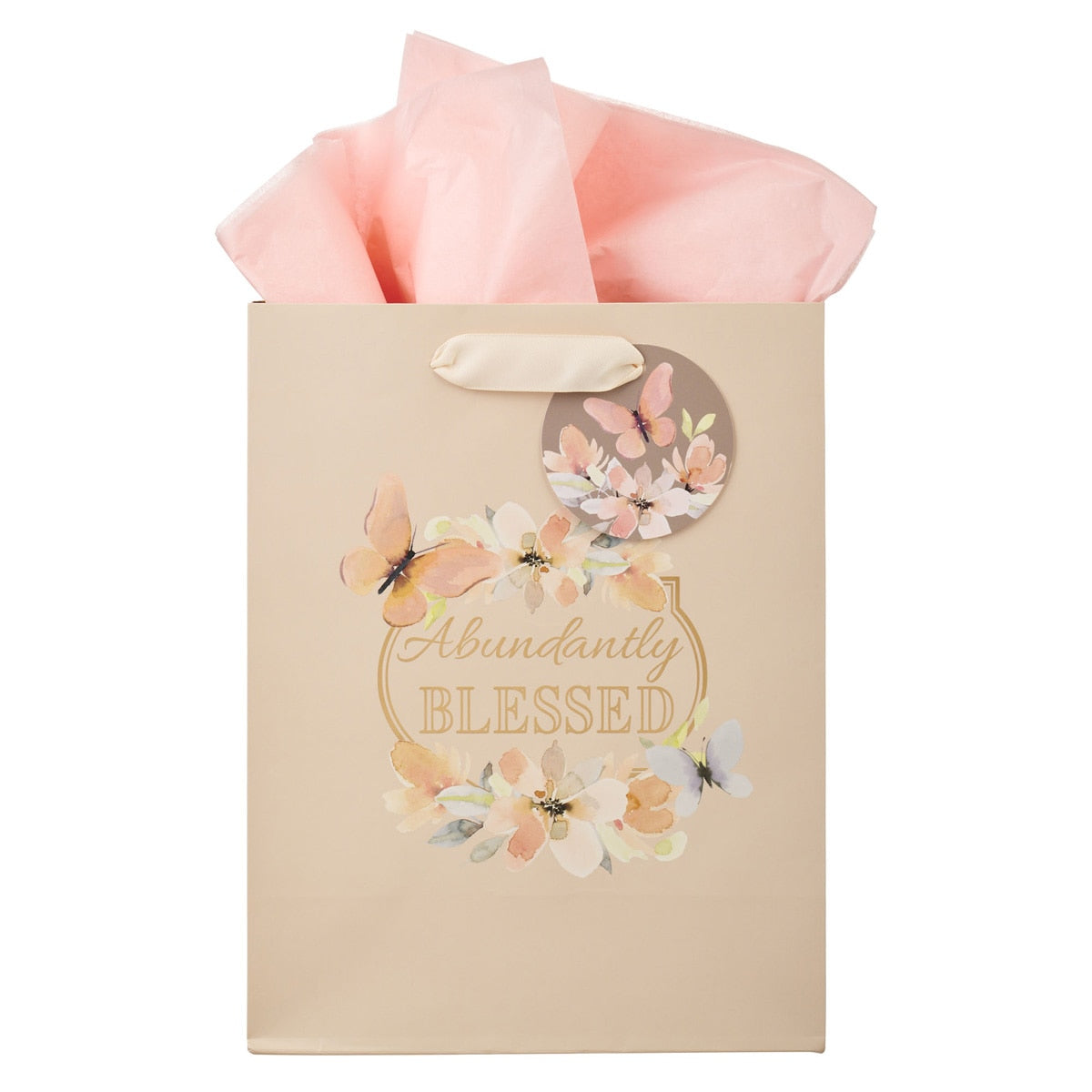 Abundantly Blessed Medium Gift Bag - Deuteronomy 7:13