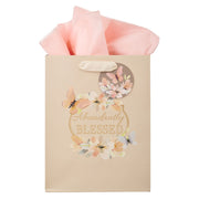 Abundantly Blessed Medium Gift Bag - Deuteronomy 7:13