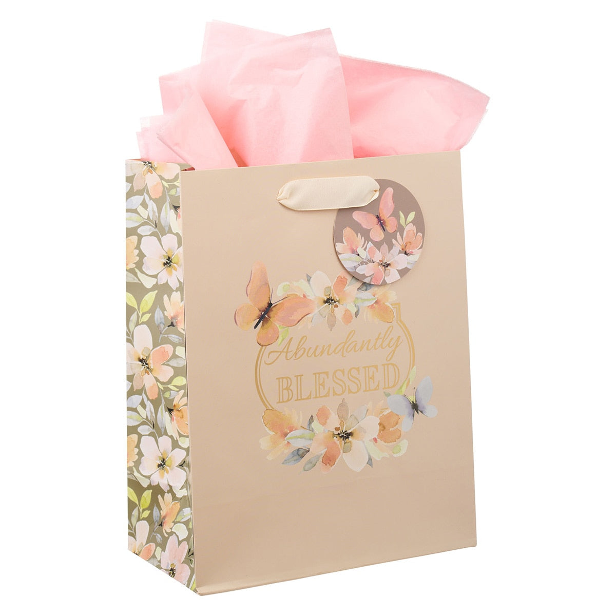 Abundantly Blessed Medium Gift Bag - Deuteronomy 7:13