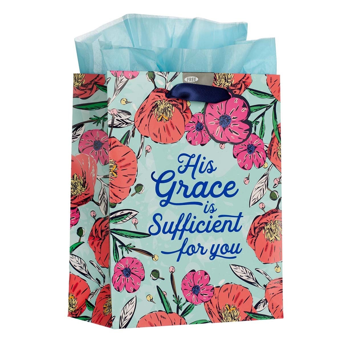 His Grace is Sufficient Medium Gift Bag -  2 Corinthians 12:9