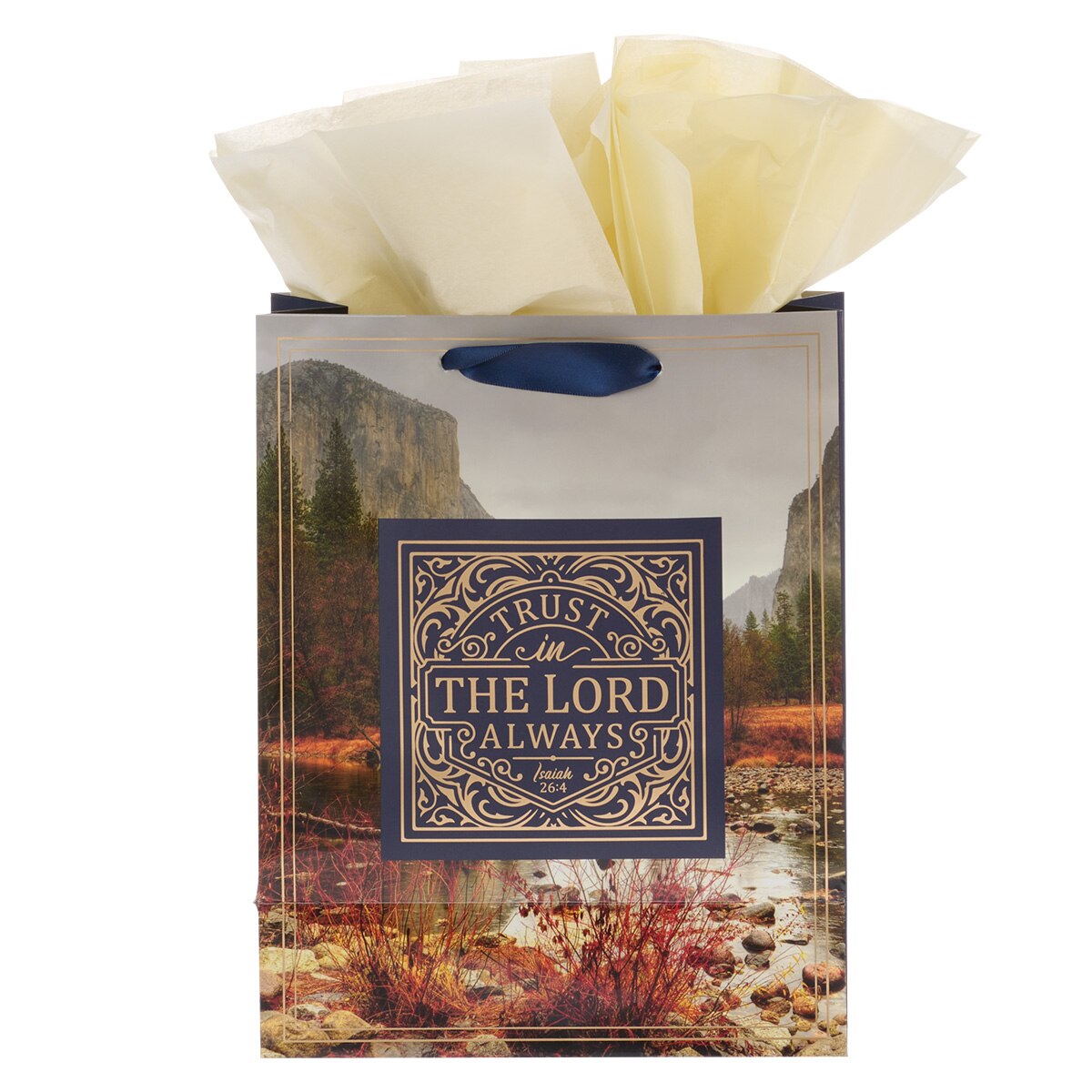Trust in the LORD Always Medium Gift Bag - Isaiah 26:4