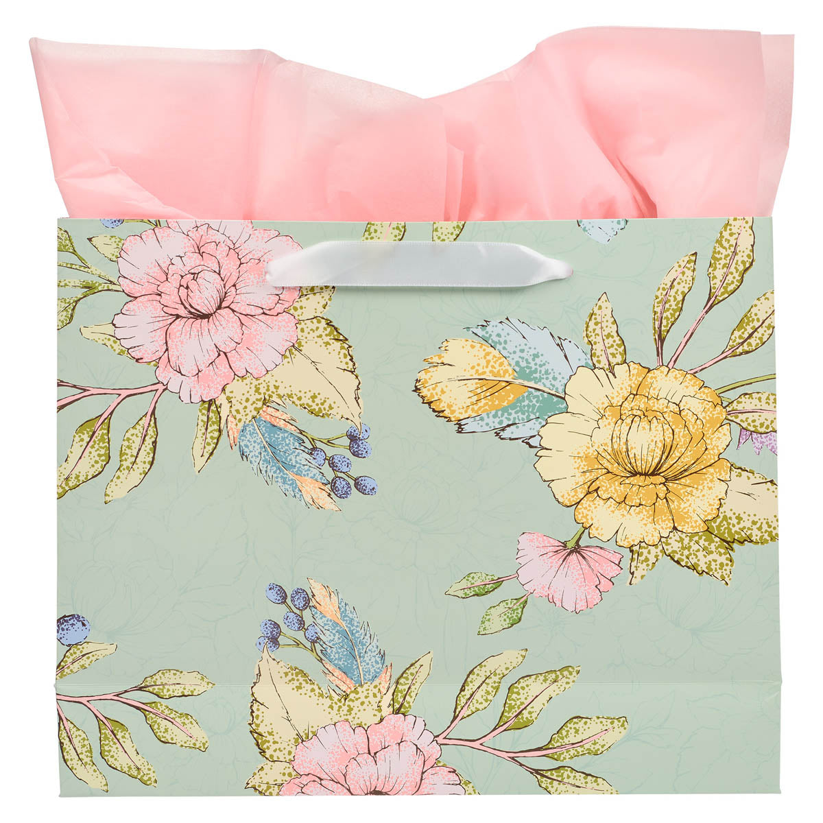 The LORD Delights in You Large Landscape Gift Bag - Isaiah 62:4