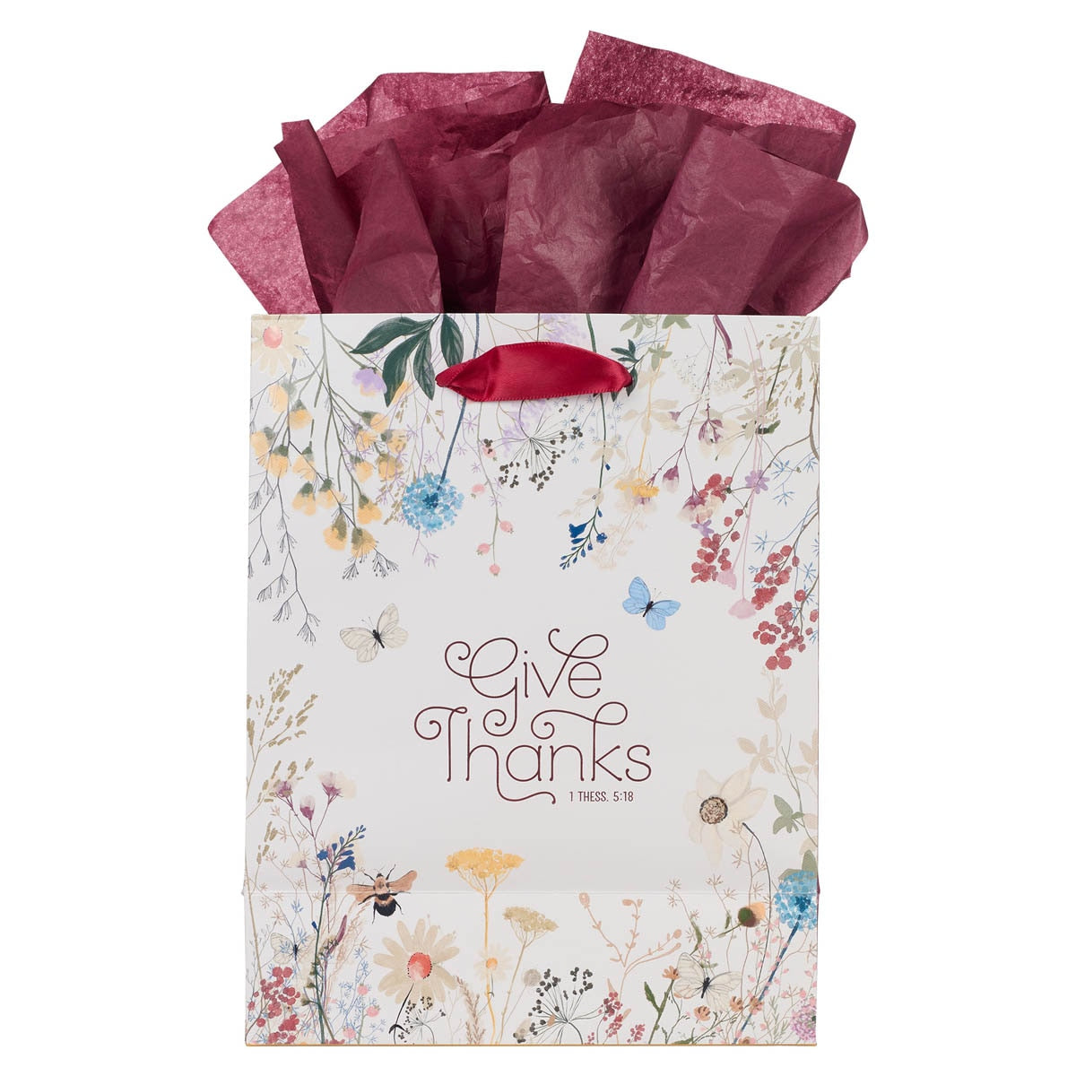 Give Thanks in Everything Medium Gift Bag - 1 Thessalonians 5:18