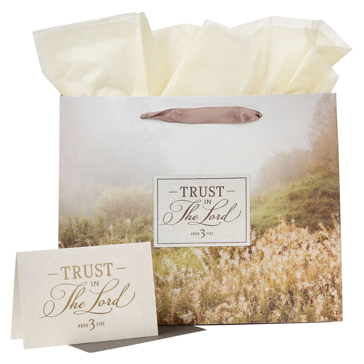 Trust in the LORD Large Landscape Gift Bag - Proverbs 3:5