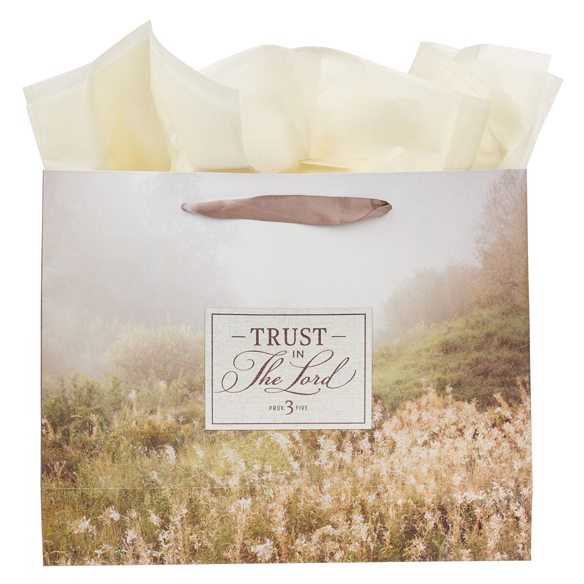 Trust in the LORD Large Landscape Gift Bag - Proverbs 3:5