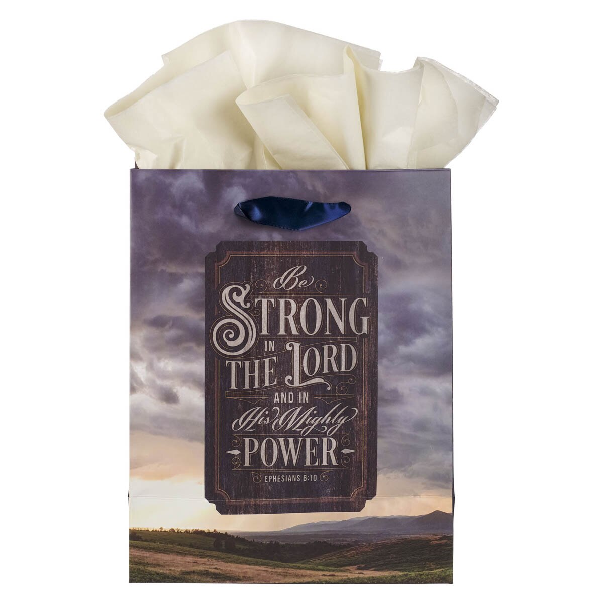 Strong in the Lord New Dawn Medium Gift Bag - Ephesians 6:10