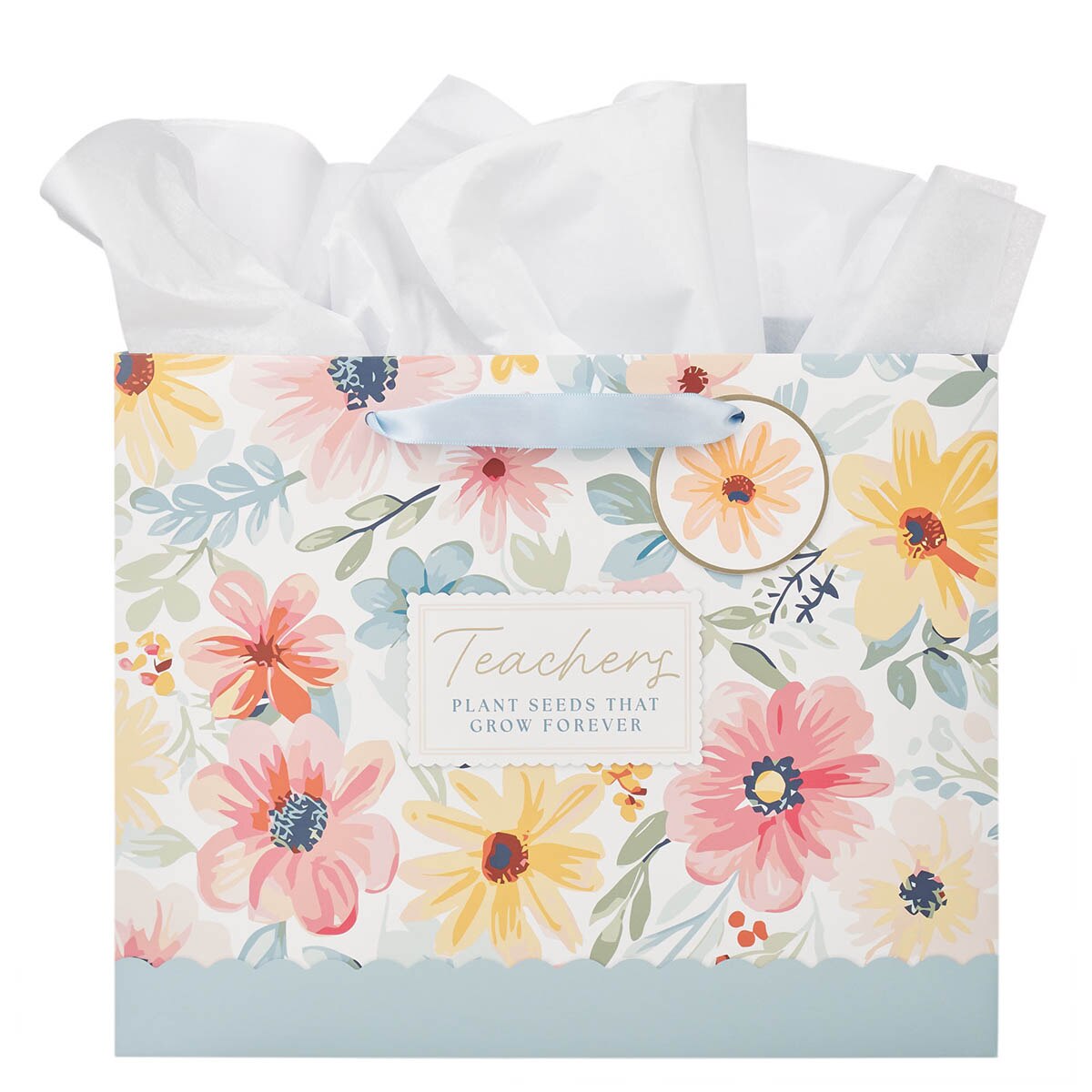 Teachers Plant Seeds Large Landscape Gift Bag