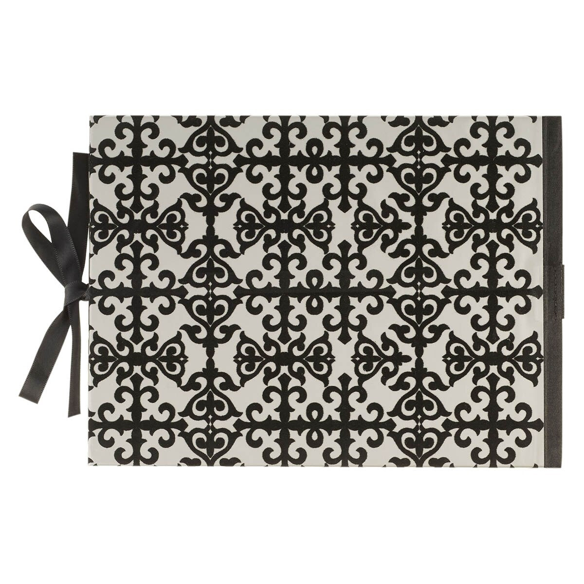 In Loving Memory Black and Silver Memorial Guest Book