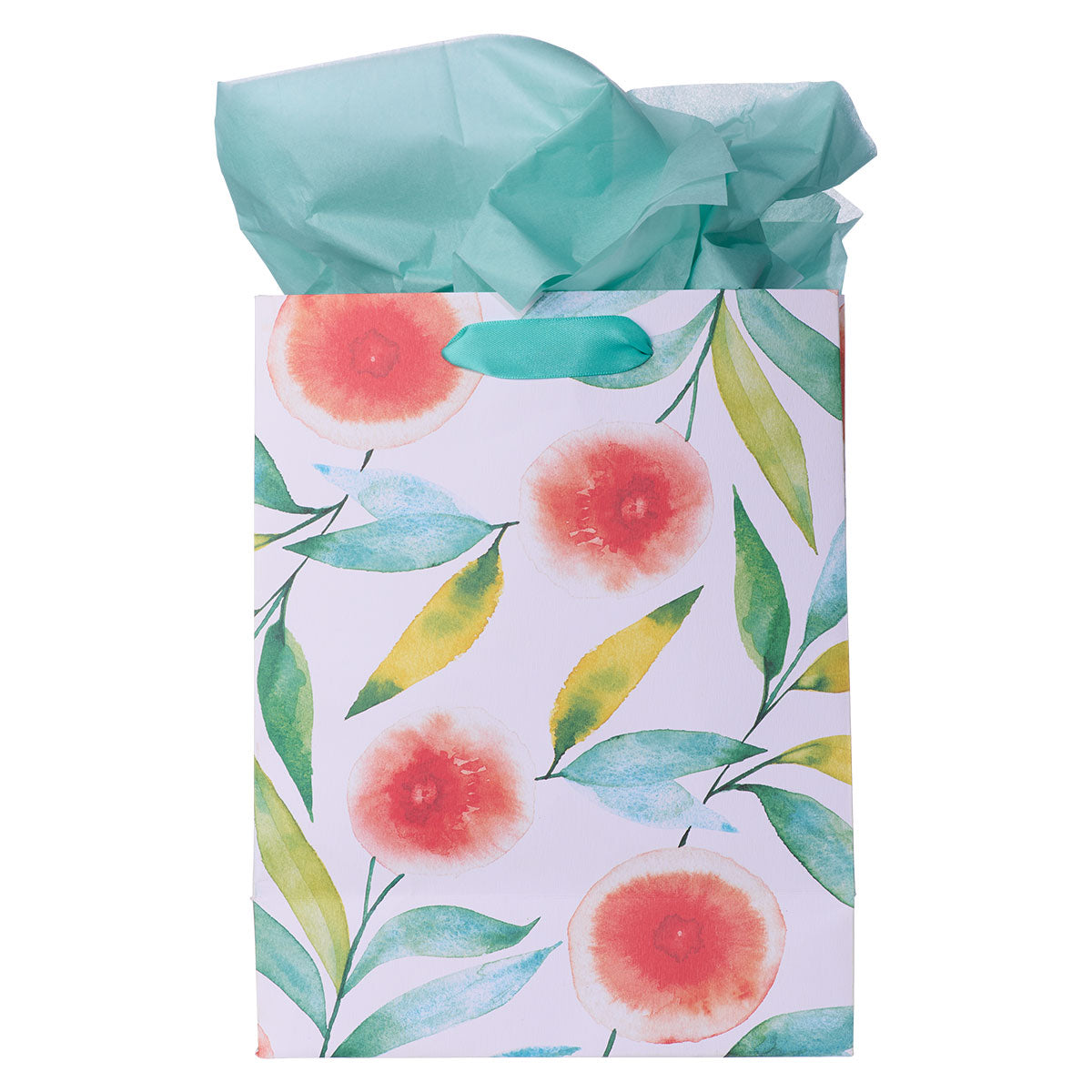 Orange Blossoms Courage Dear Heart Medium Gift Bag