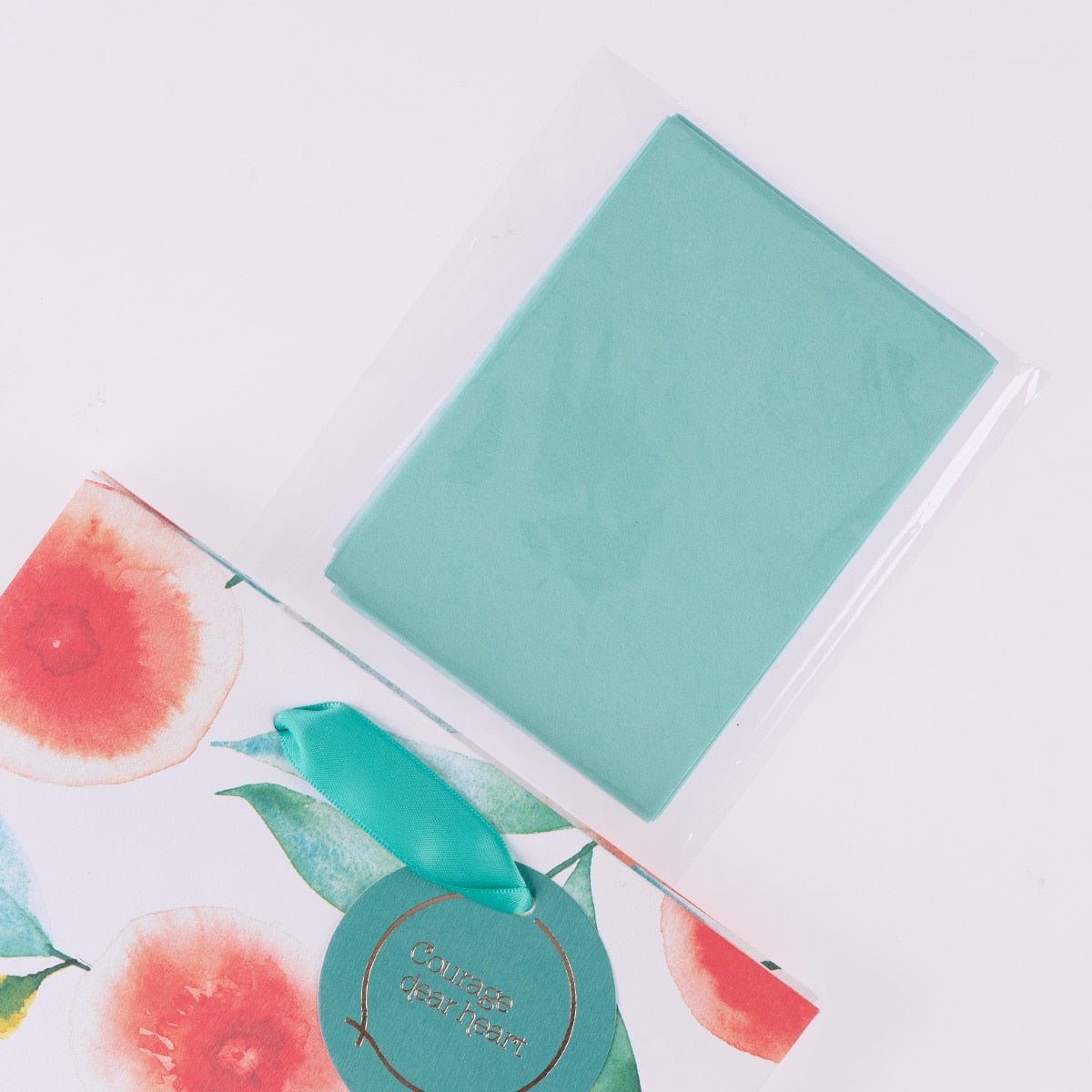 Orange Blossoms Courage Dear Heart Medium Gift Bag