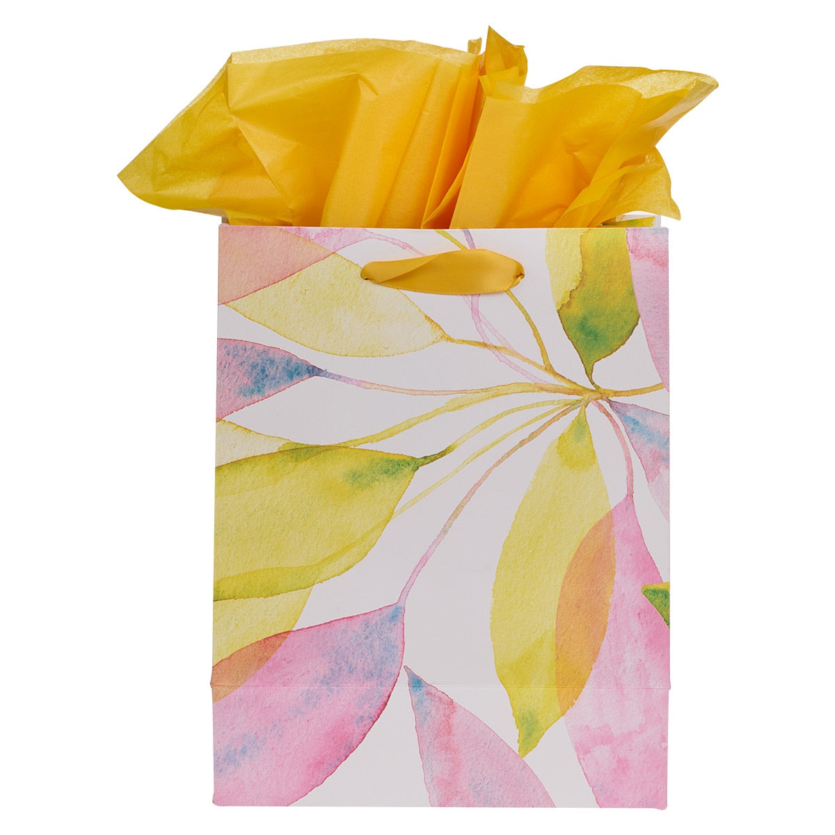 Life is Beautiful Citrus Leaves Medium Gift Bag