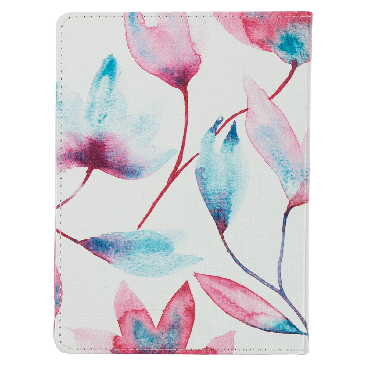Embrace the Journey Pink Petals Handy-size Faux Leather Journal