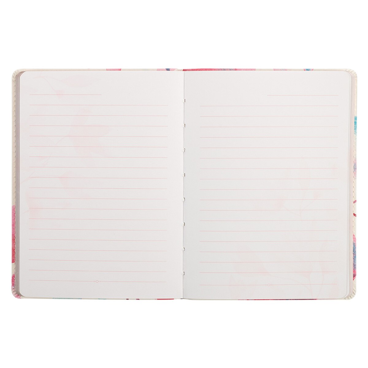 Embrace the Journey Pink Petals Handy-size Faux Leather Journal
