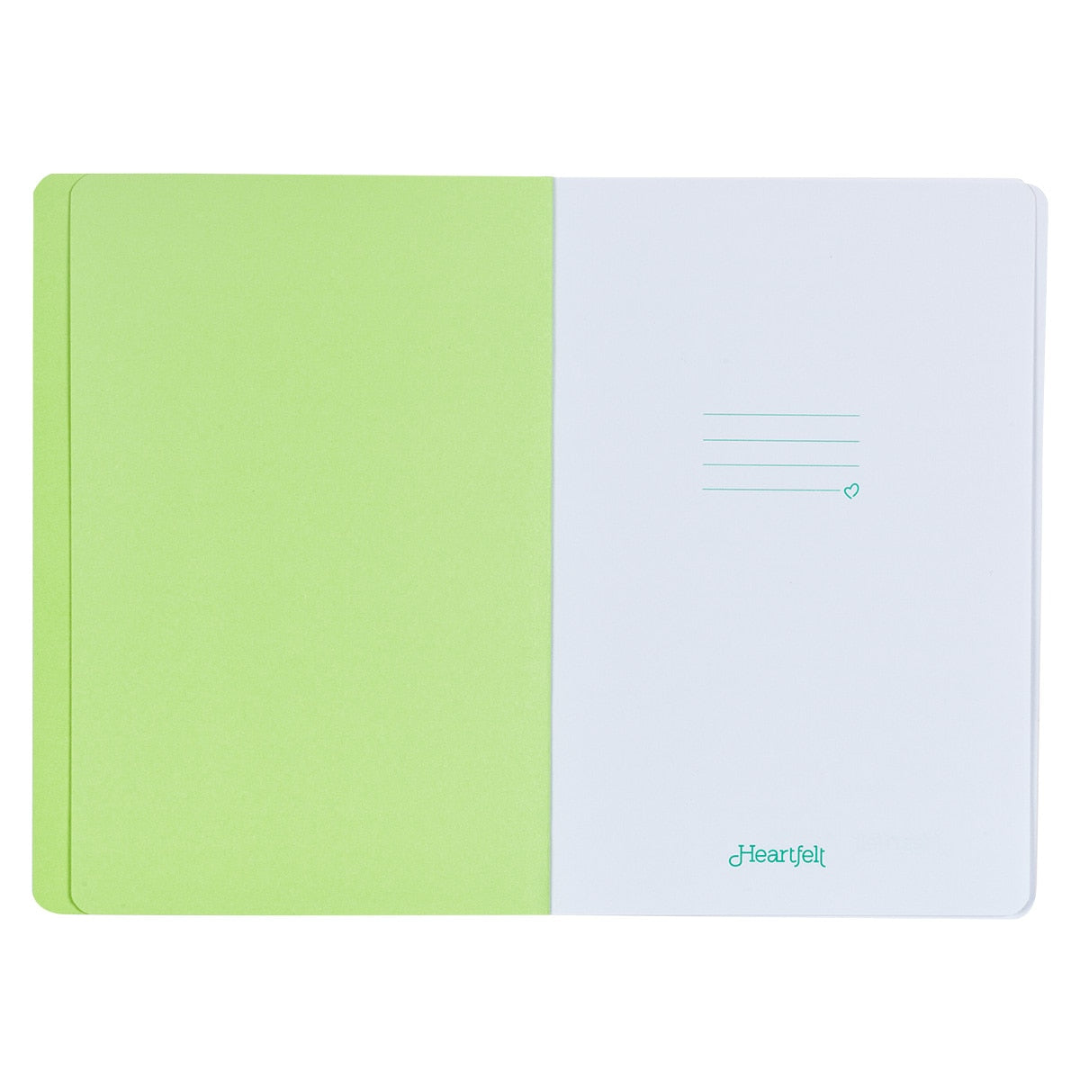 Courage Dear Heart Citrus Leaves Flexcover Journal with Elastic Closure