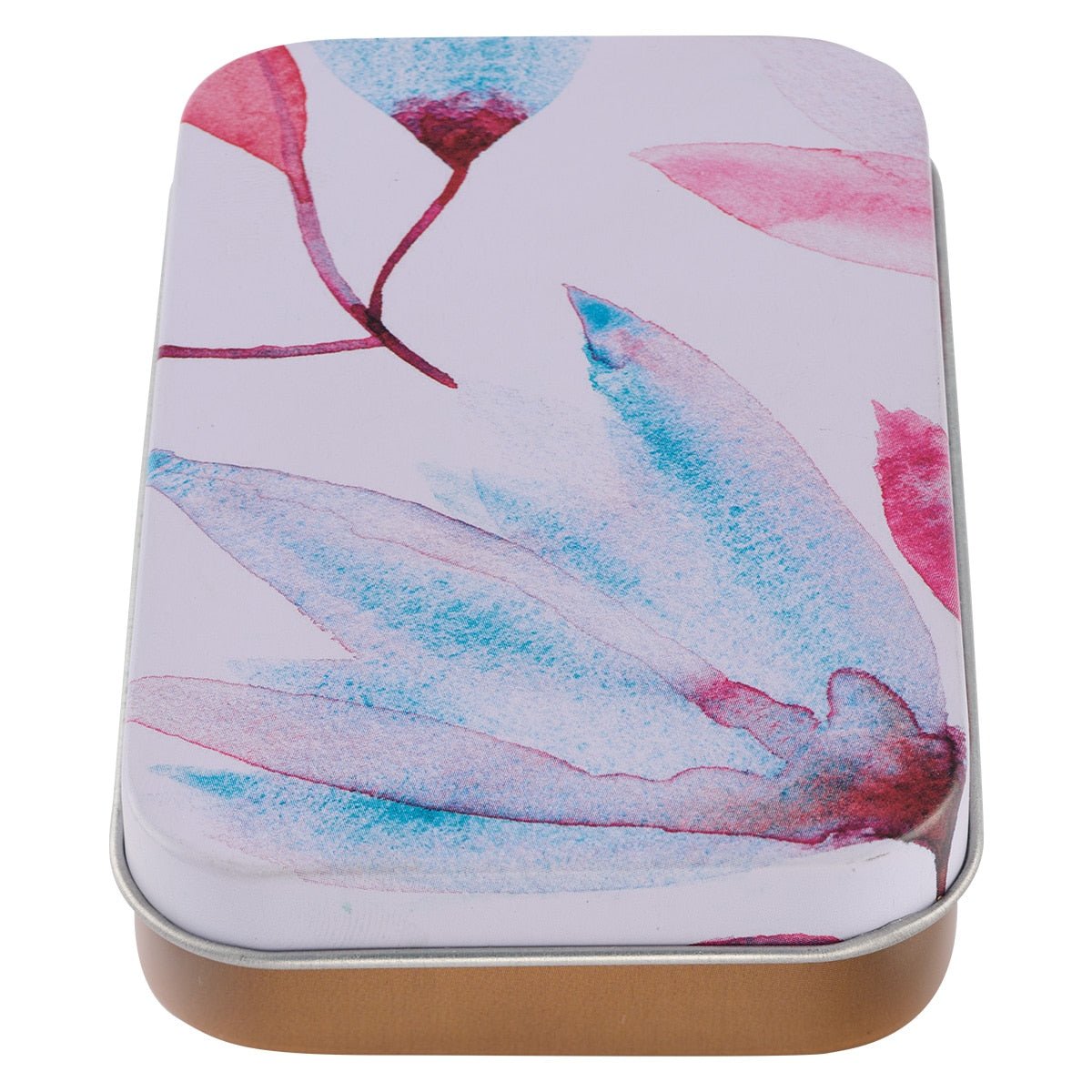 Shine Your Light Pink Petals Rose Gold Key Ring