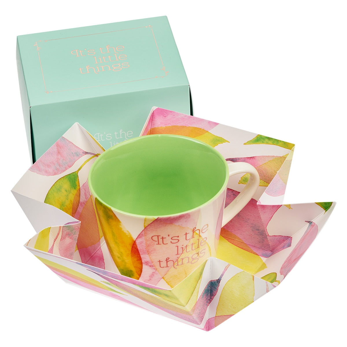 It's the Little Things Citrus Leaves Ceramic Coffee Mug