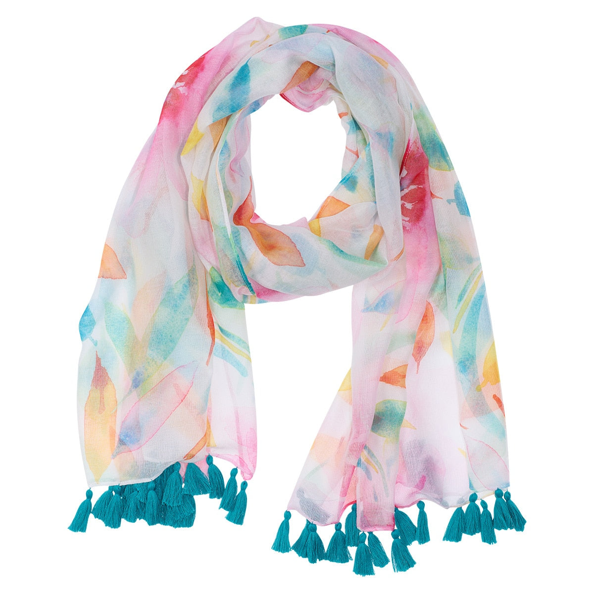 Wrap Yourself In Love Pink Daisies Scarf