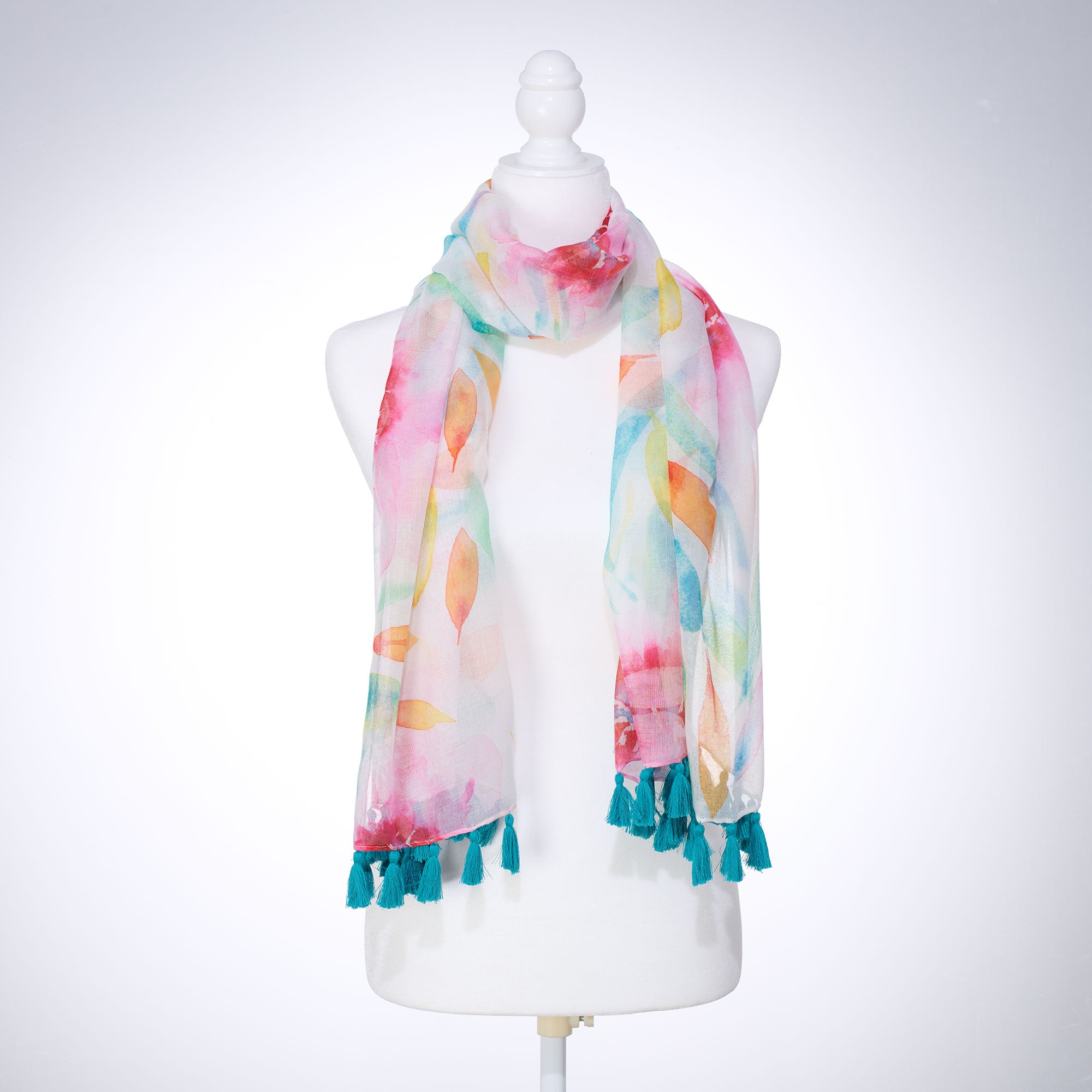 Wrap Yourself In Love Pink Daisies Scarf