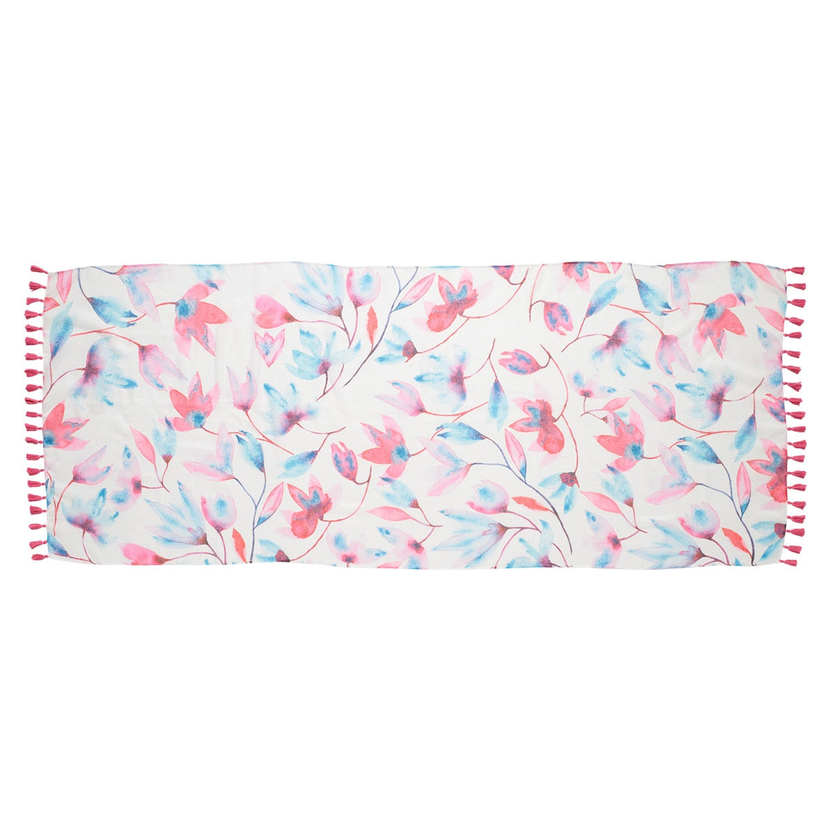 Never Give Up Pink Petals Scarf