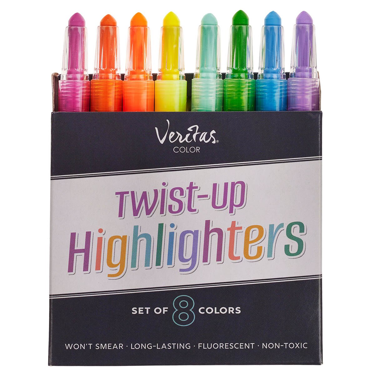 Veritas Twist-Up Highlighters 8-piece Set