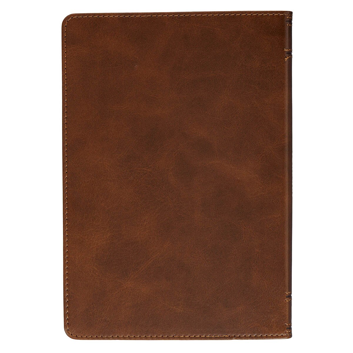 Stand Firm in the Faith Honey-brown and Espresso Faux Leather Classic Journal - 1 Corinthians 16:13