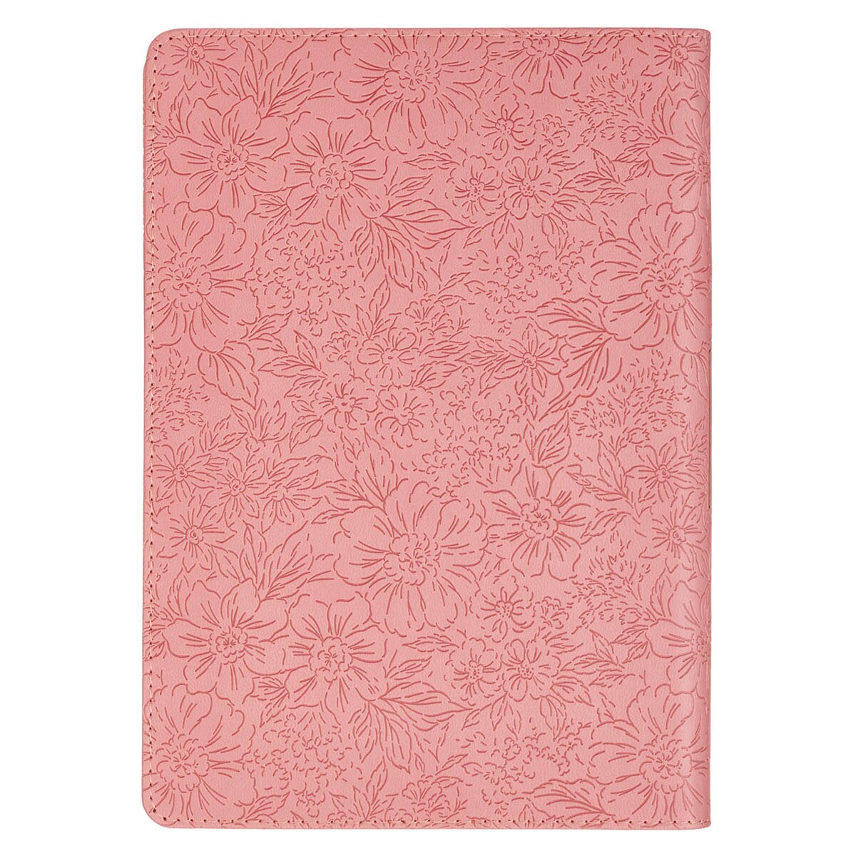 Hope and a Future Pink Bloom Faux Leather Classic Journal - Jeremiah 29:11