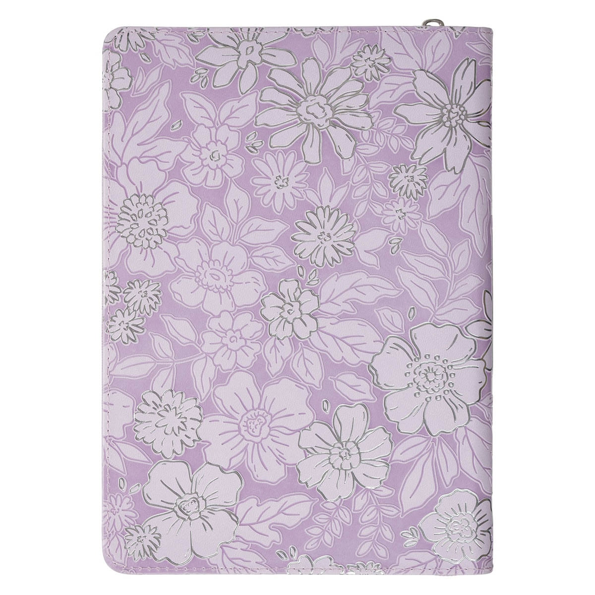 Trust in the Lord Lilac Floral Classic Journal with Zipper Closure - Proverbs 3:5