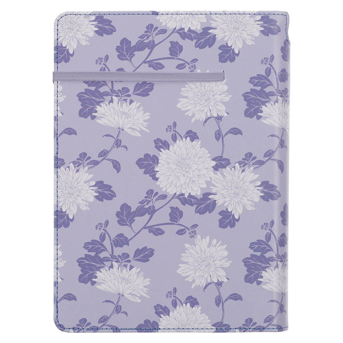 I Know the Plans Purple Floral Classic Journal with Elastic Closure and Pen Holder - Jeremiah 29:11