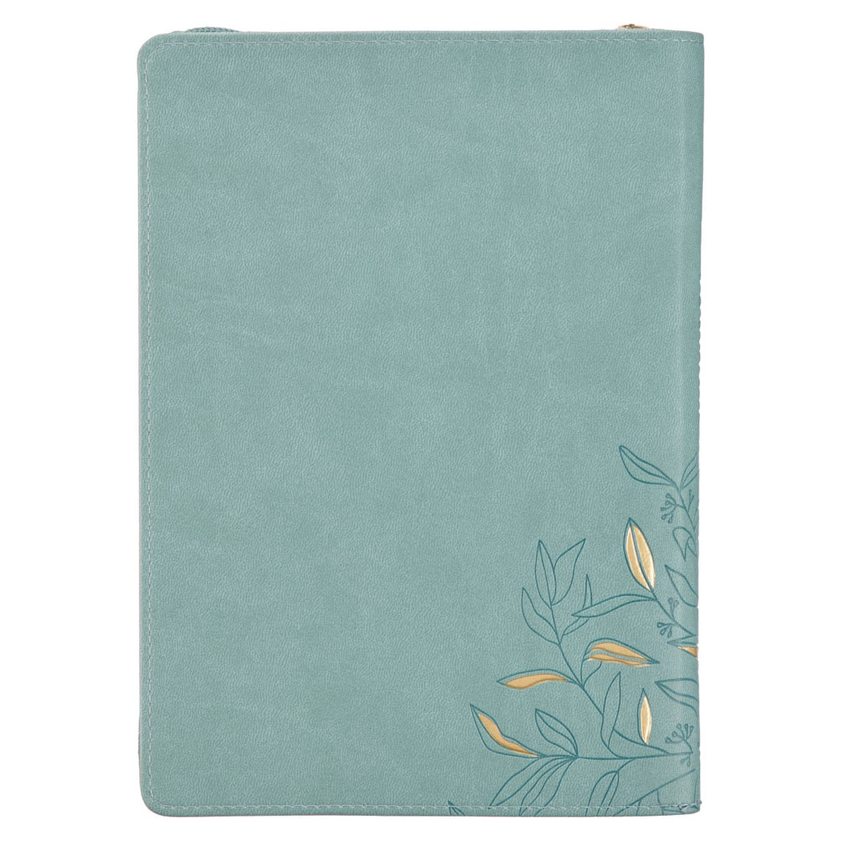 Strength and Dignity Misty Teal Faux Leather Journal - Proverbs 31:25
