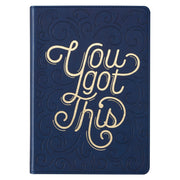 You Got This Blue Faux Leather Classic Journal