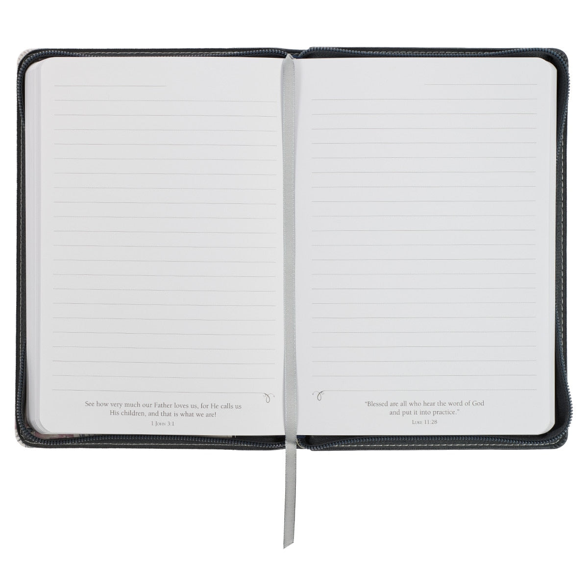 It IS Well Hymn Blue Faux Leather Classic Journal with Zippered Closure