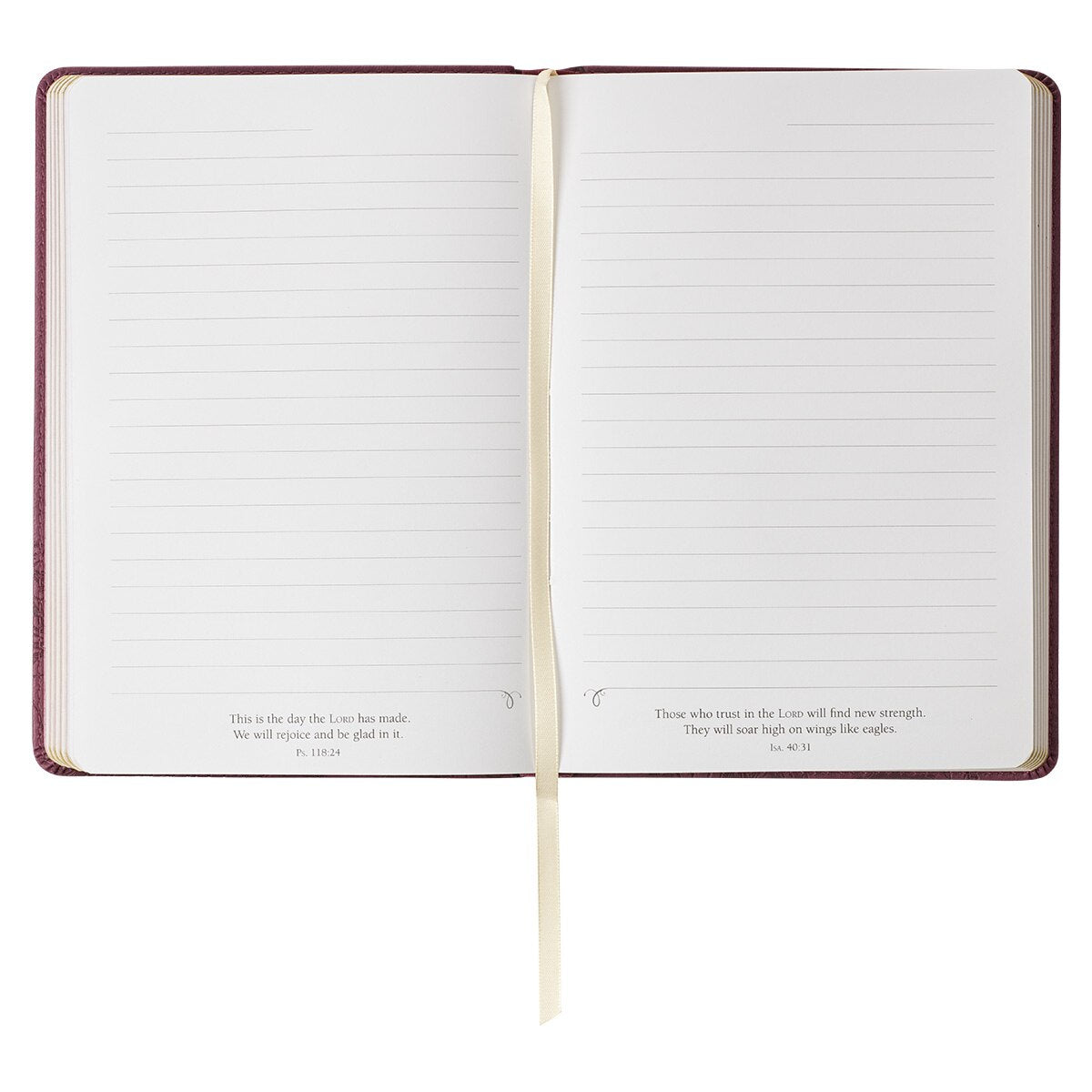Walk by Faith Floral Berry Faux Leather Classic Journal - 2 Corinthians 5:7