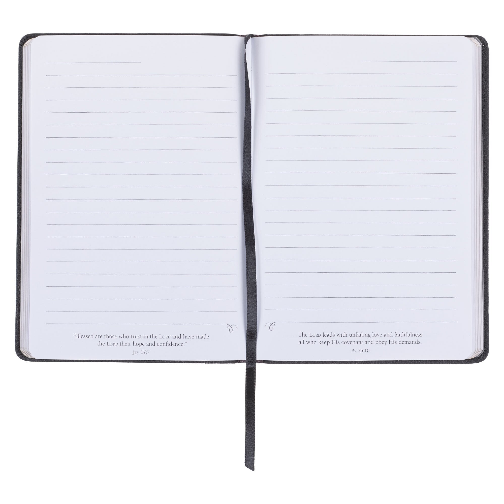 Bless You and Keep You Black Faux Leather Classic Journal - Numbers 6:24-26