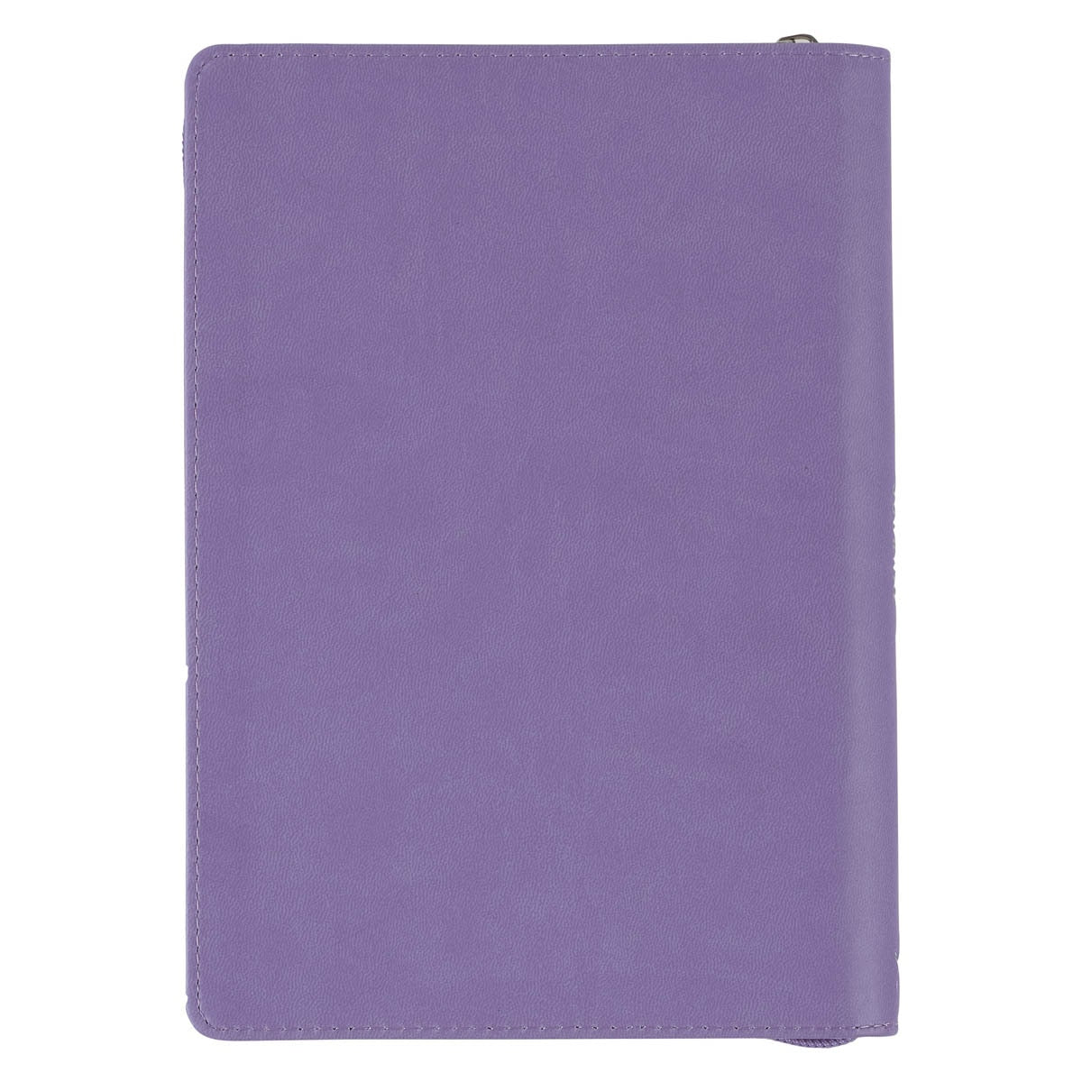 Be Still Purple Pasture Faux Leather Journal with Zippered Closure - Psalm 46:10