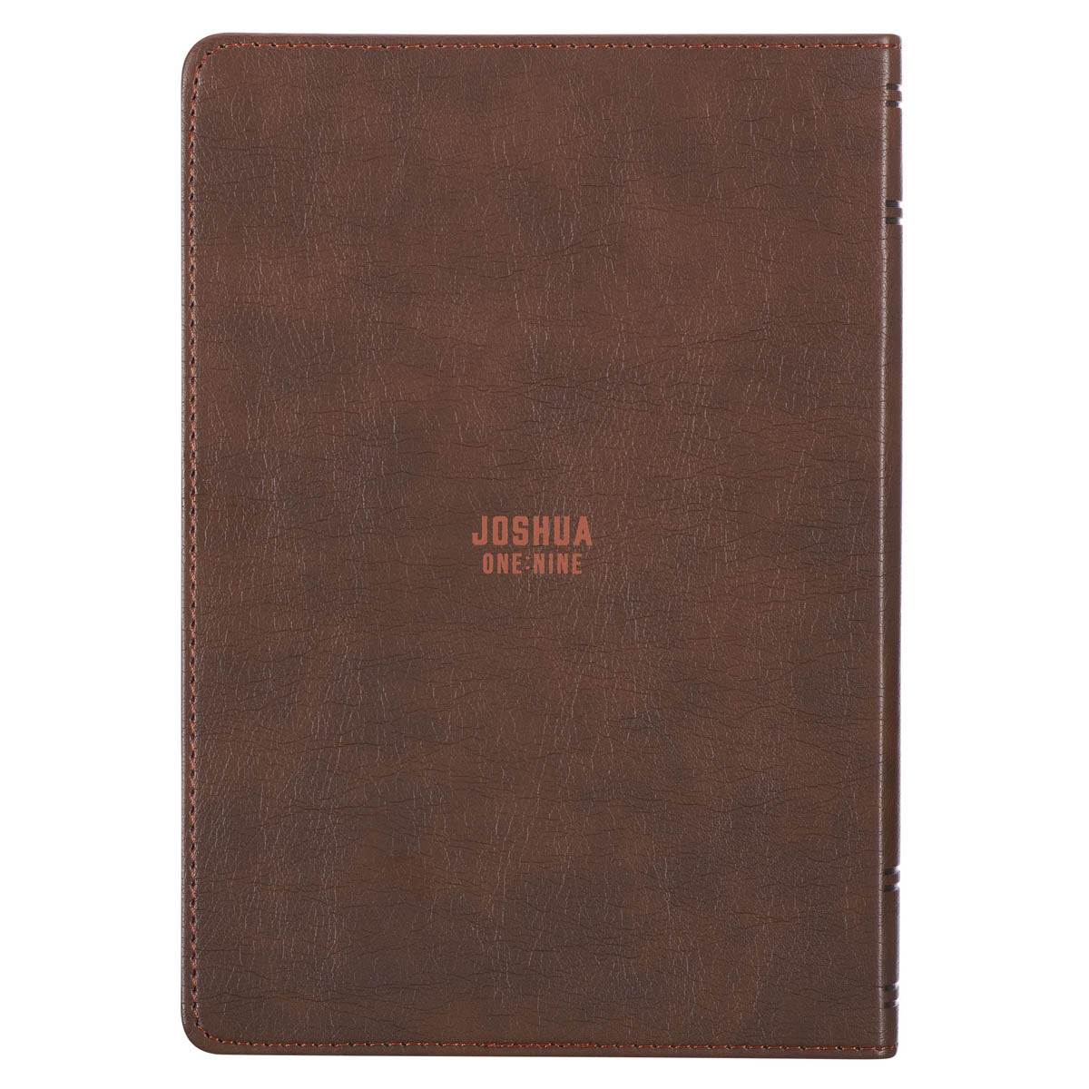 Lionface Strength and Courage Brown Faux Leather Classic  Journal - Joshua 1:9
