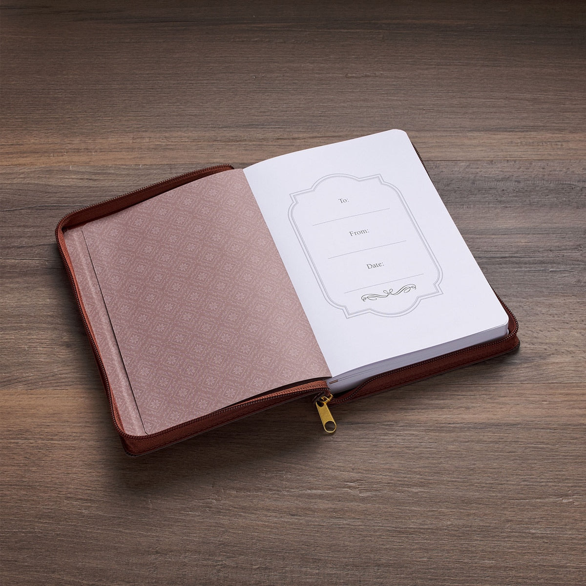 I Have Made You Brown Journal with Zipper Closure - Isa 46:4