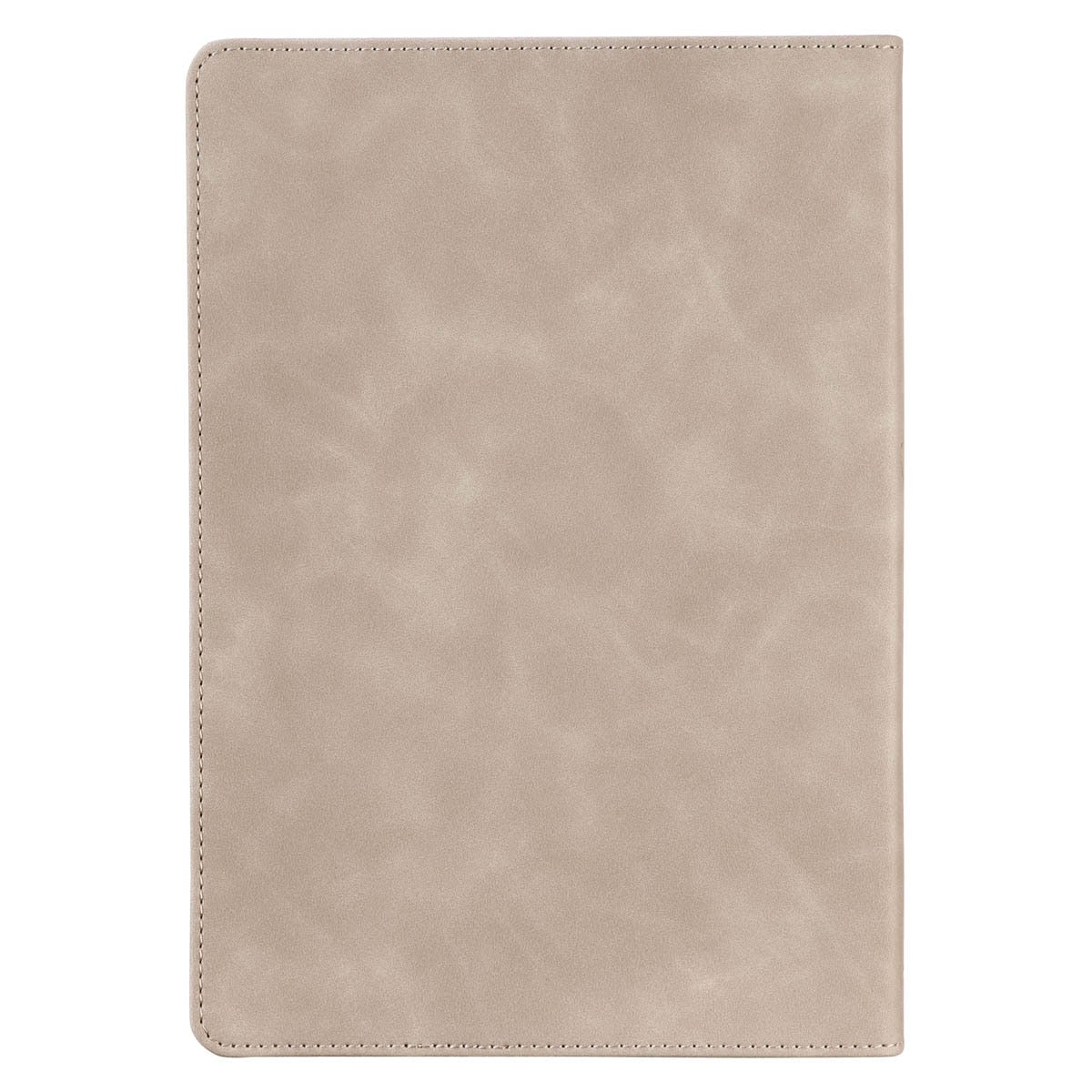 Everything Beautiful Cream Floral Faux Leather Classic  Journal - Ecclesiastes 3:11