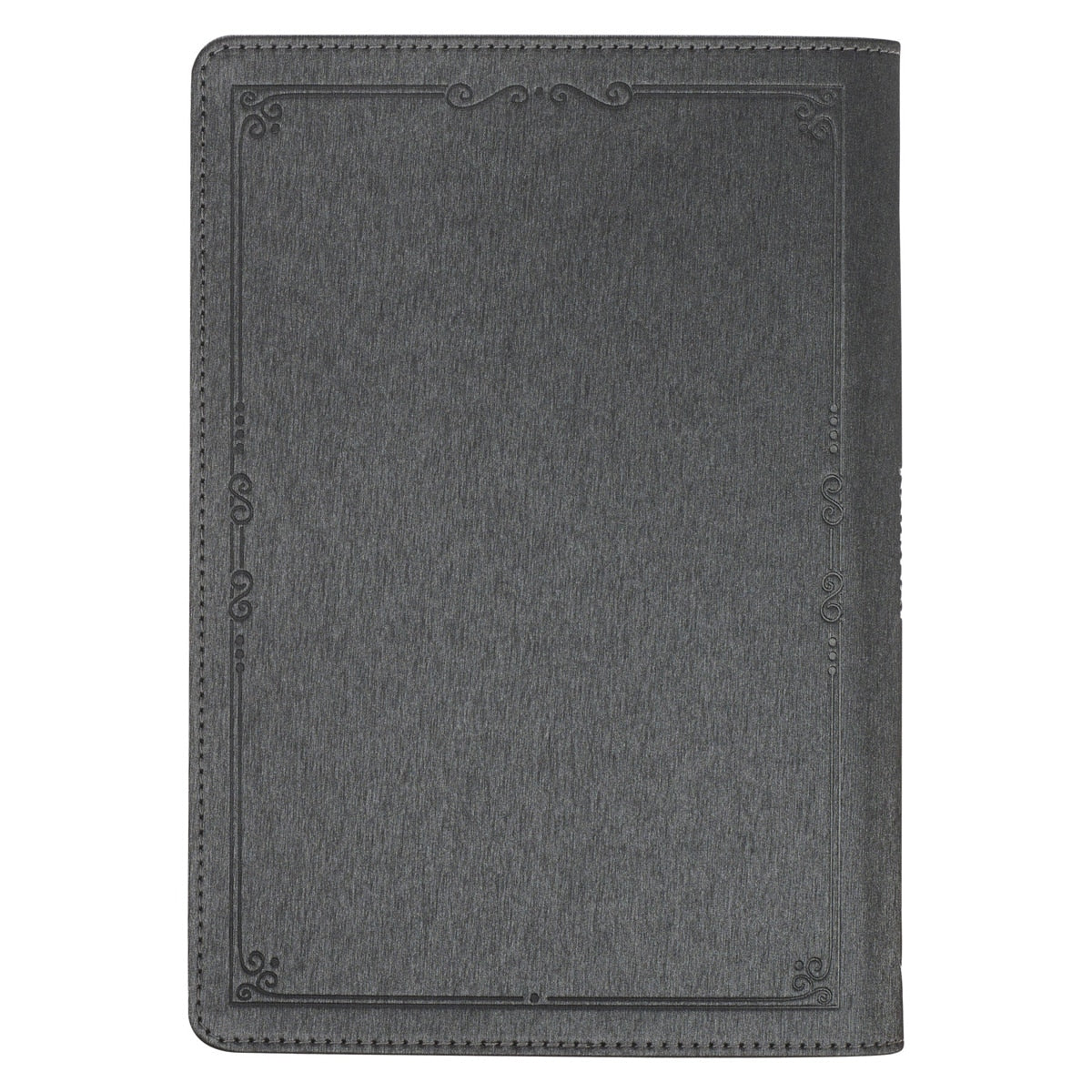 Trust in the Lord Charcoal Faux Leather Classic Journal - Proverbs 3:5