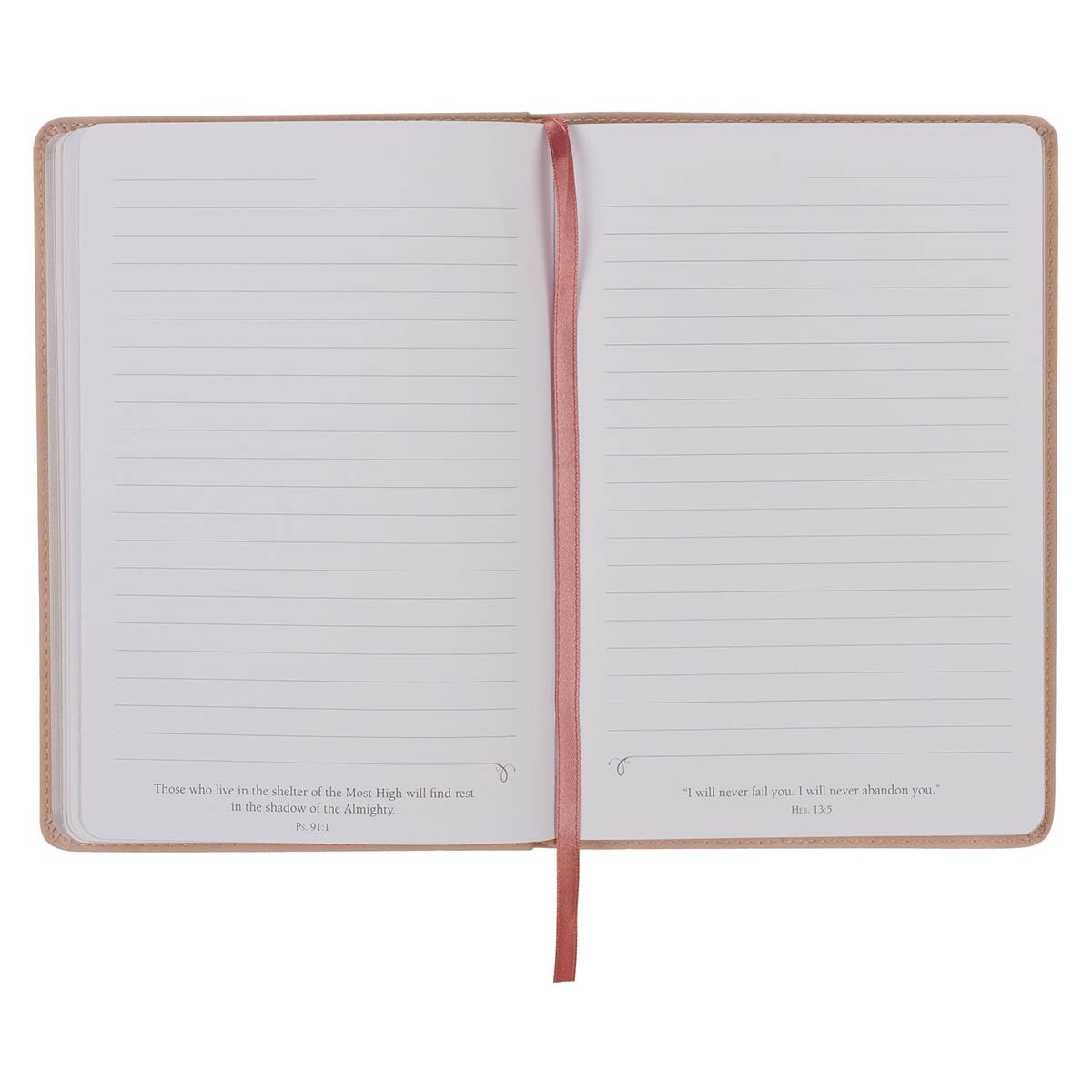 Trust Mottled Blush Faux Leather Classic Journal - Proverbs 3:5