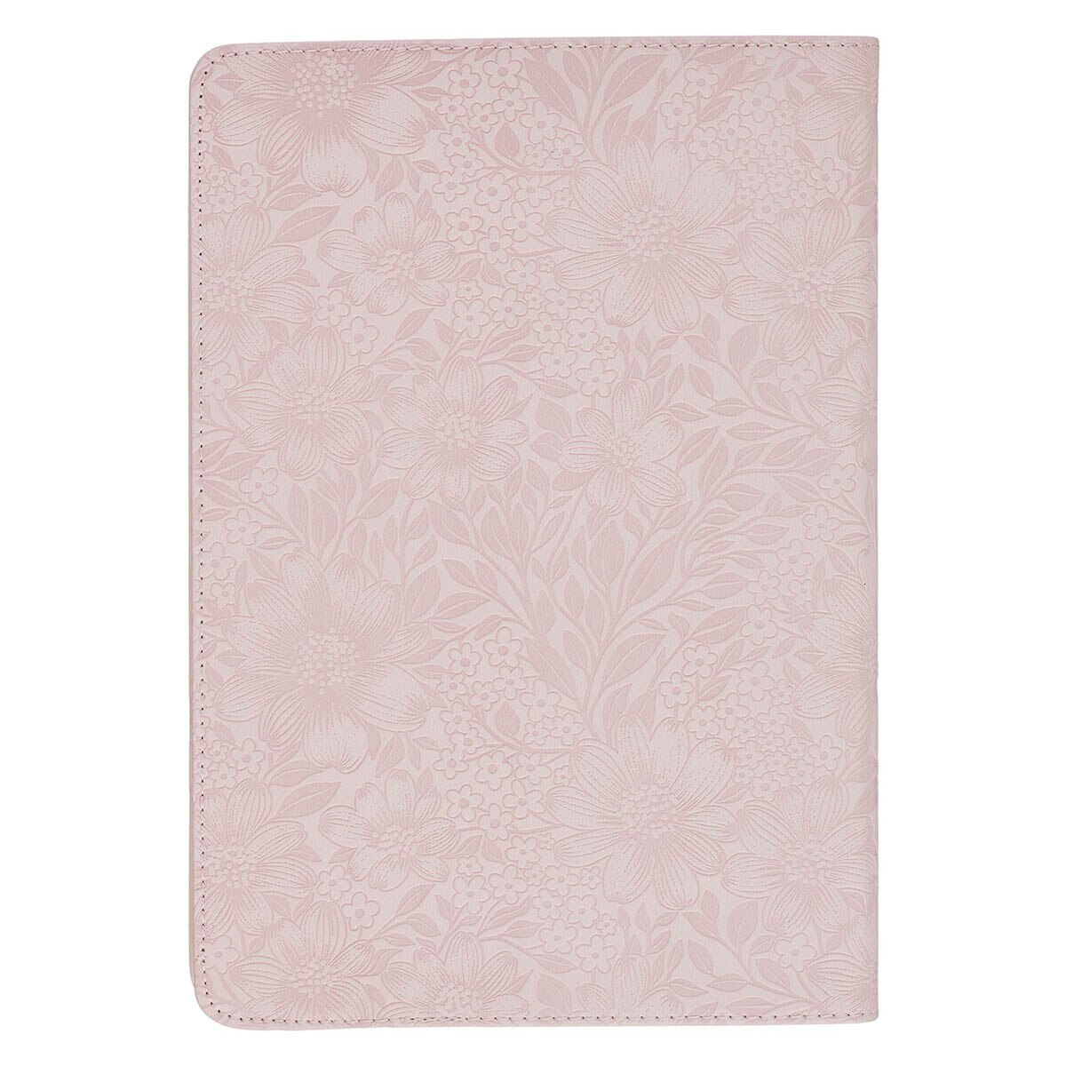 Bless and Keep You Blush Bloom Faux Leather Classic Journal - Numbers 6:24