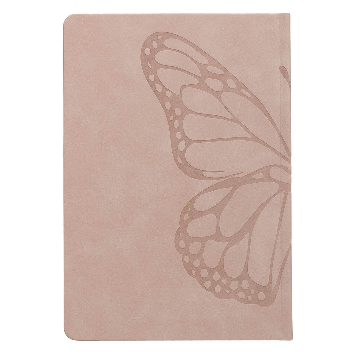 Everything Beautiful Pink Butterfly Faux Leather Hardcover Journal - Ecclesiastes 3:11