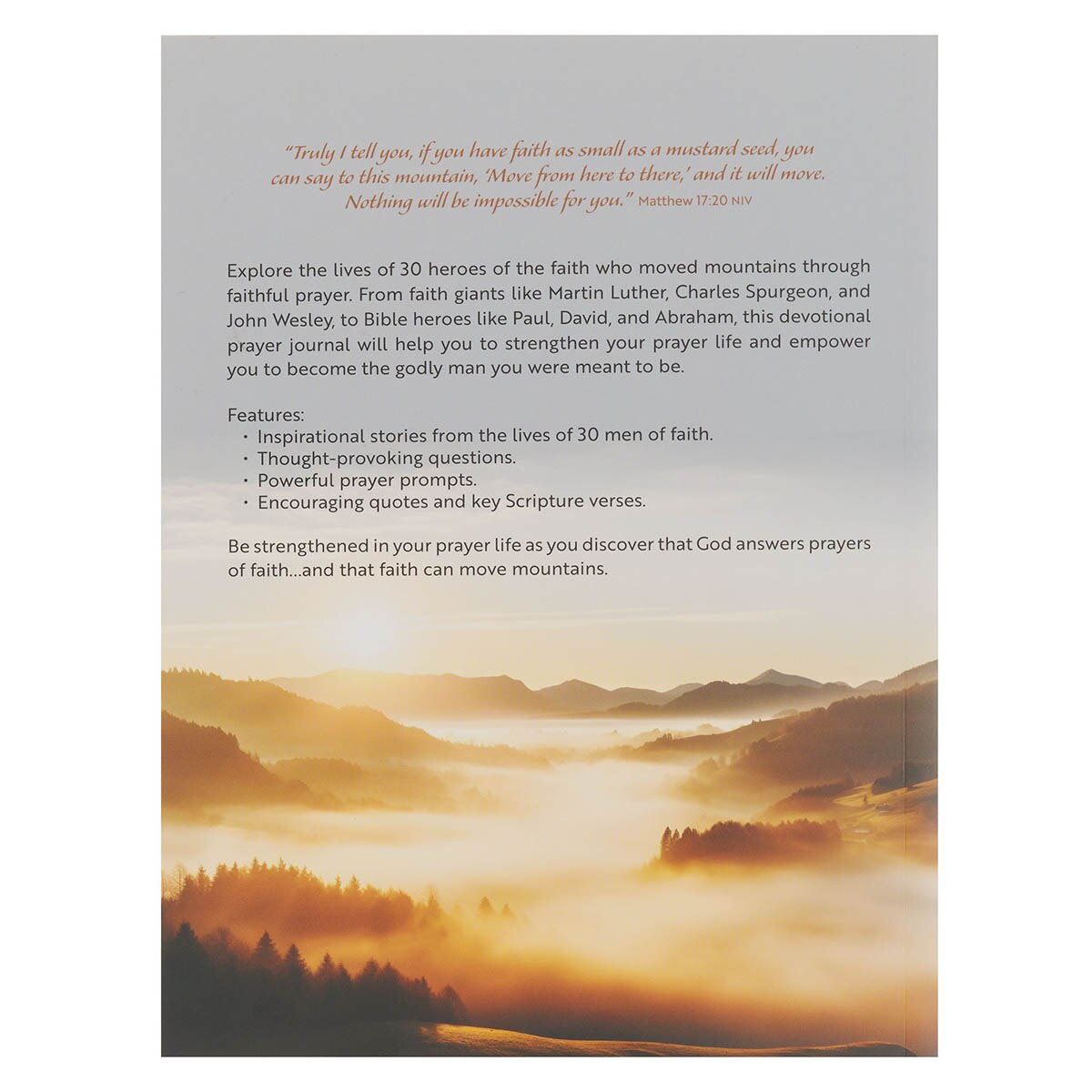 Men of Faith: Devotional Prayer Journal